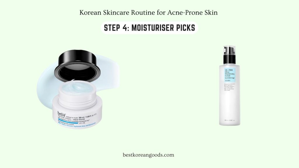 Korean Skincare Routine for Acne-Prone Skin - Moisturiser