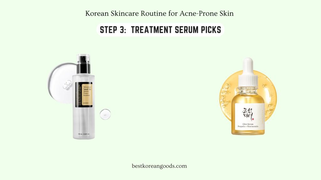 Korean Skincare Routine for Acne-Prone Skin - Treatment Serum