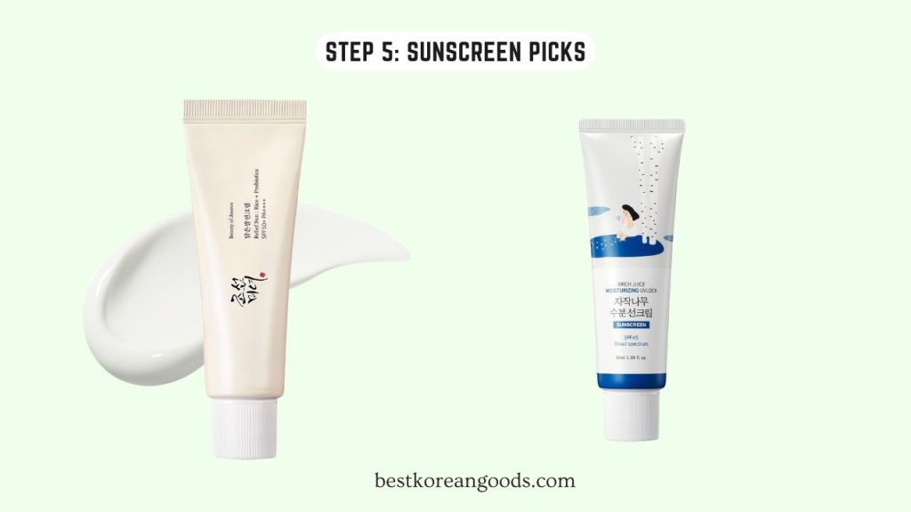Simple 5-Step Korean Skincare Routine for Beginners - Sunscreen