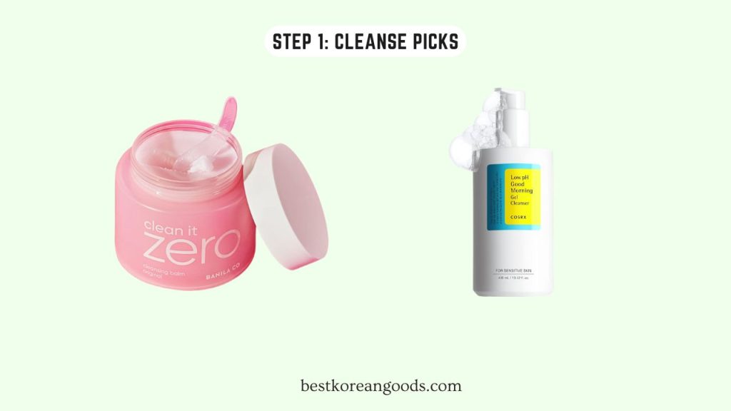 Simple 5-Step Korean Skincare Routine for Beginners - cleanser