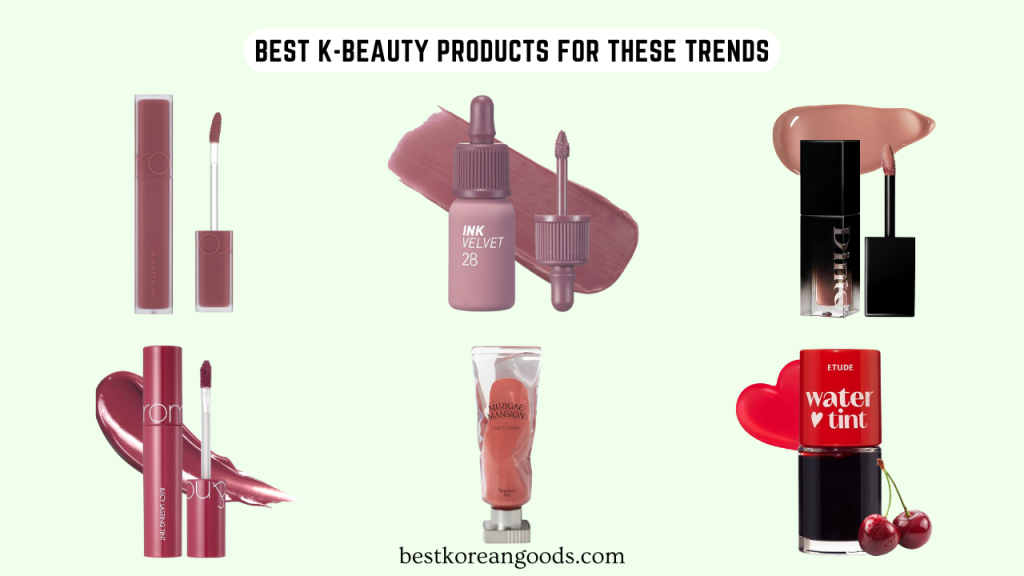 Best K-Beauty Products for These Trends