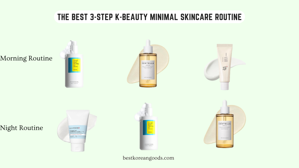 The Best 3-Step K-Beauty Minimal Skincare Routine
